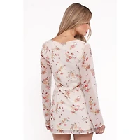 Petal and Pup Women's Everlyn Long Sleeve Mini Dress