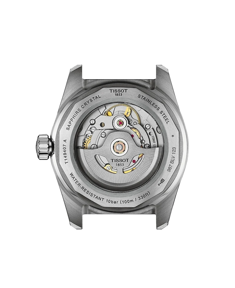 Tissot Unisex Mineral Automatic Stainless Steel Watch, 38mm