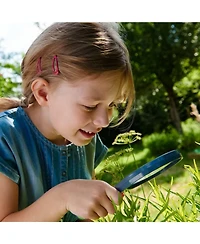 Haba Terra Kids Magnifying Glass – Sturdy Explorer Tool with 2 Lenses + Built-In Mini Scope for Nature Discovery