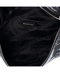Pre-Owned Balenciaga Xxs Graffiti Souvenir Belt Bag Leather