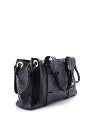 Pre-Owned Chloe Medium Tao Zipped Tote Little Horses Embroidered Leather