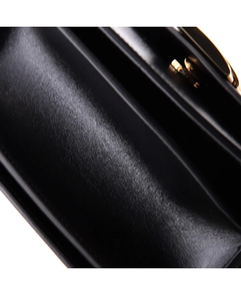 Pre-Owned Salvatore Ferragamo Small Fiamma Crossbody Bag Leather