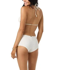 Oneill Womens V Neck Tie Front Bikini Top Shorts