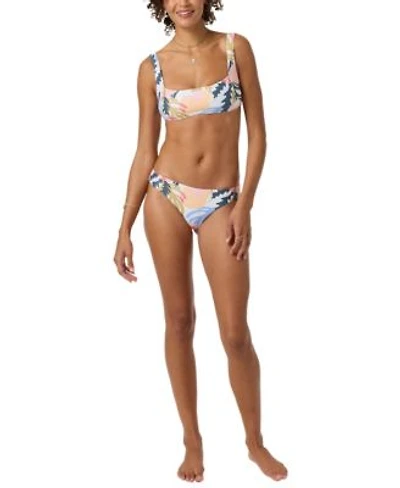 Oneill Cora Geo Westwater Tank Mid Rise Bikini Bottoms
