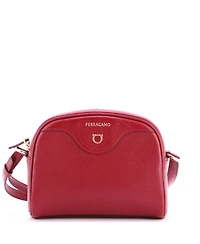 Pre-Owned Salvatore Ferragamo Mini Gancio Camera Bag Leather