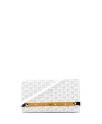 Pre-Owned Goyard Pm Monte Carlo Clutch with Strap Coated Canvas