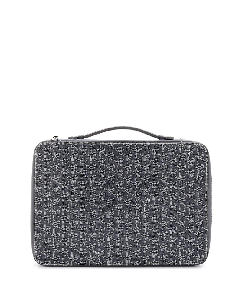 Pre-Owned Goyard Compagnon Universel A4 Bag Coated Canvas