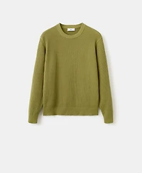 Mango Men's Medium-Knit Microstructure Sweater