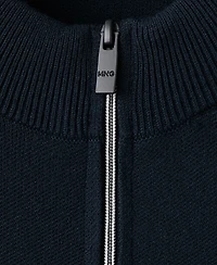 Mango Men's Comfort Stretch Knit Cardigan Sweater