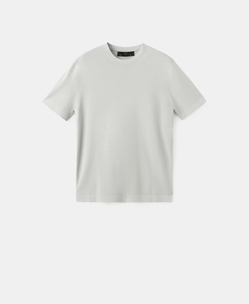 Mango Men's Comfort Stretch Jersey T-Shirt