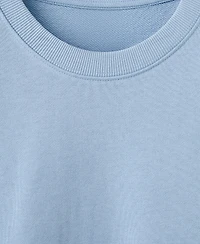 Mango Men's Cotton Regular-Fit Sweatshirt