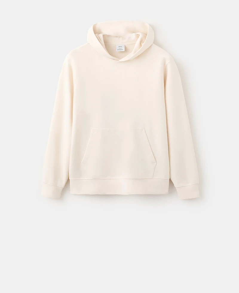 Mango Men's Cotton Hooded Sweatshirt