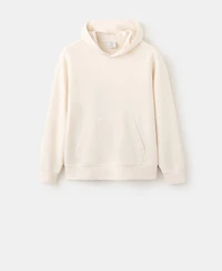 Mango Men's Cotton Hooded Sweatshirt