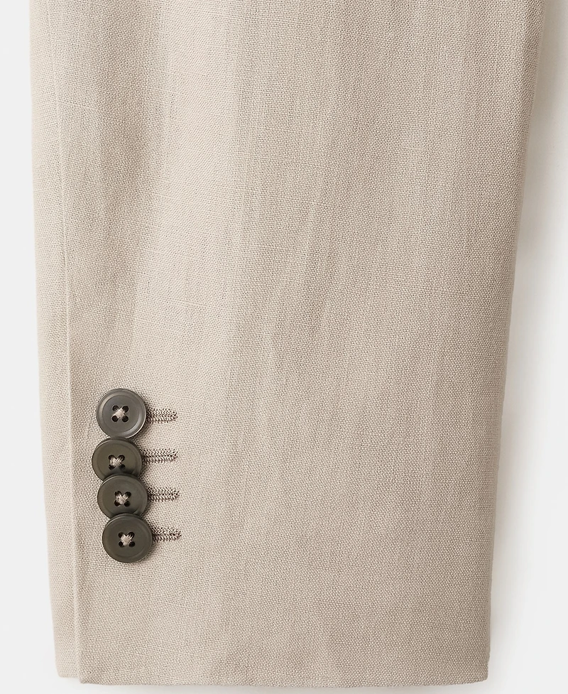 Mango Men's Amalfi Linen Slim-Fit Suit Blazer