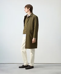 Mango Men's Removable Water-Repellent Parka