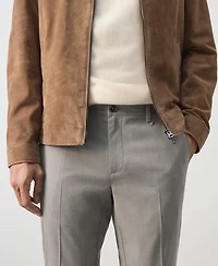 Mango Men's Slim-Fit Cropped Pants