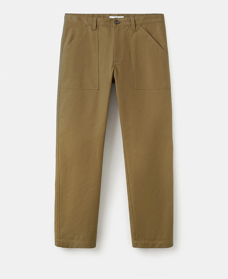 Mango Men's Cotton Patch Pockets Pants