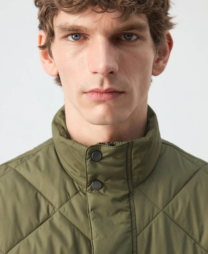 Mango Men's Lightweight Quilted Water-Repellent Vest