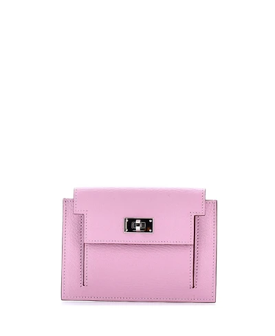 Pre-Owned Hermes Kelly Pocket Compact Wallet Chevre Mysore