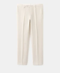 Mango Men's Amalfi Linen Slim-Fit Suit Pants