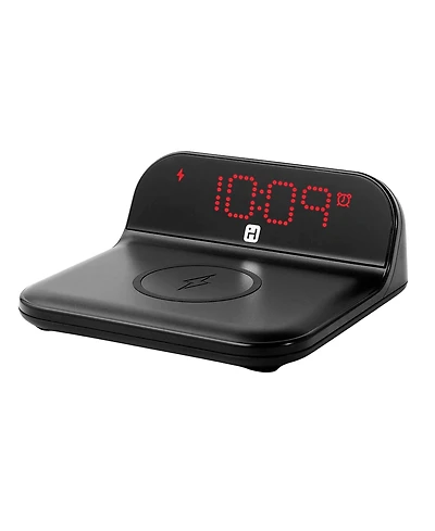 iHome iHV18B Qi Wireless Charging Digital Alarm Clock