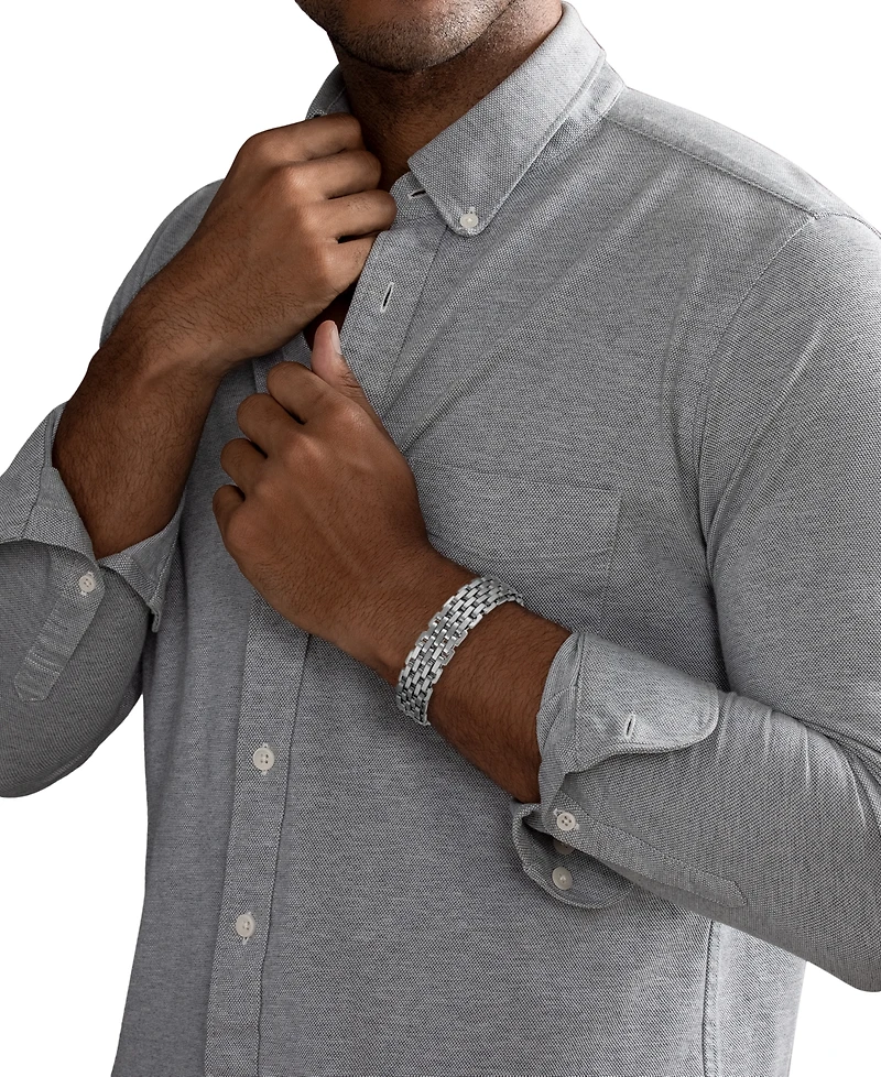 Esquire Men's Jewelry Wide Multi-Link Bracelet in Stainless Steel