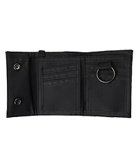 Star Wars: The Mandalorian Men's Din Djarin The Mandalorian Tri-fold Wallet with Keychain Clip