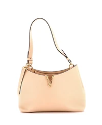 Pre-Owned Versace Small Virtus Hobo Leather