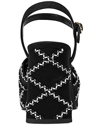 Karl Lagerfeld Paris Women's Hickory Platform Dress Sandals