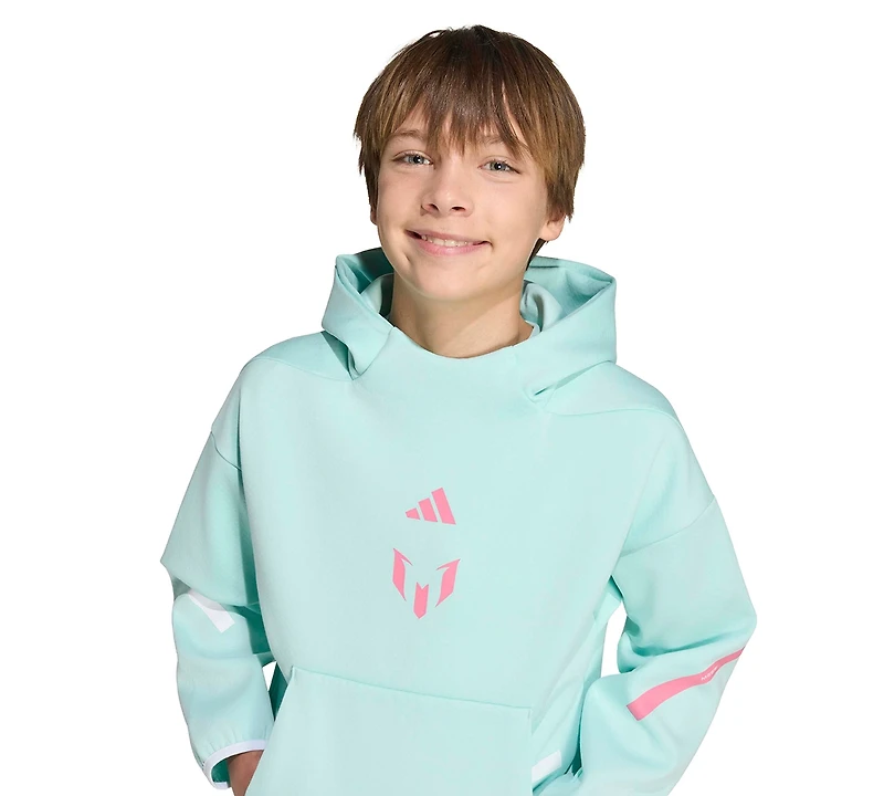 adidas Boys' and Girls' 6-20 Messi Z.n.e. Soccer Hoodie