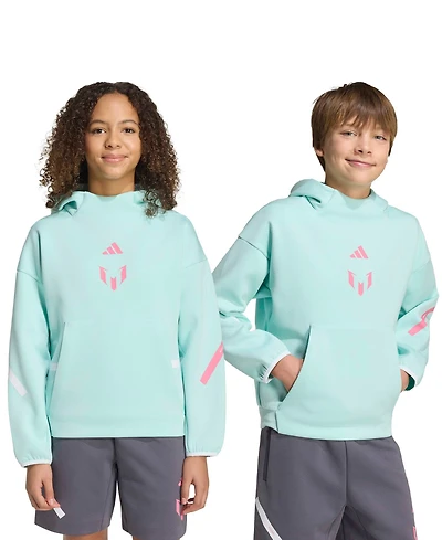adidas Boys' and Girls' 6-20 Messi Z.n.e. Soccer Hoodie