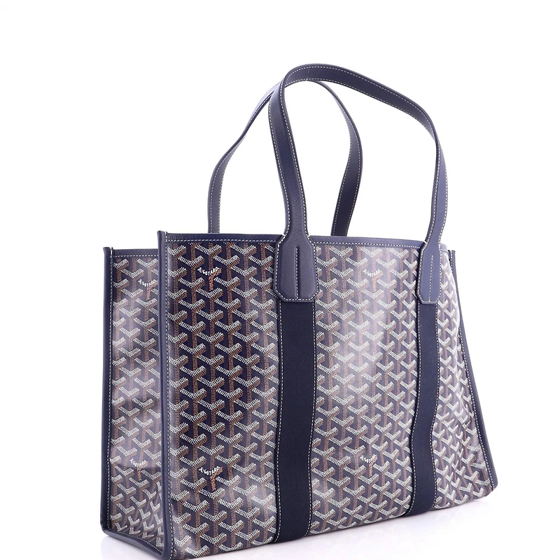 Pre-Owned Goyard Mm Villette Tote Printed Coated Canvas
