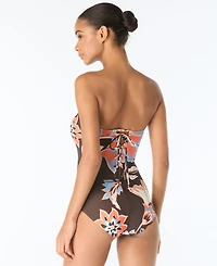 Vince Camuto Women's Printed One-Piece Swimsuit