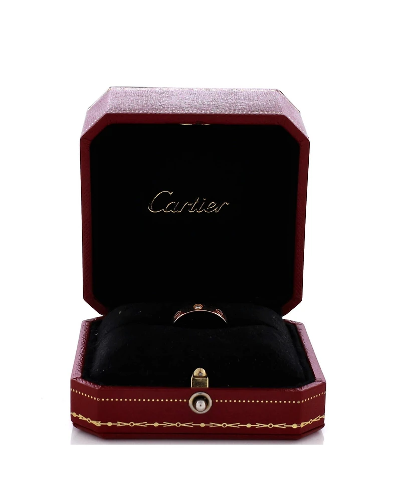 Pre-Owned Cartier Love Wedding Band 1 Diamond Ring