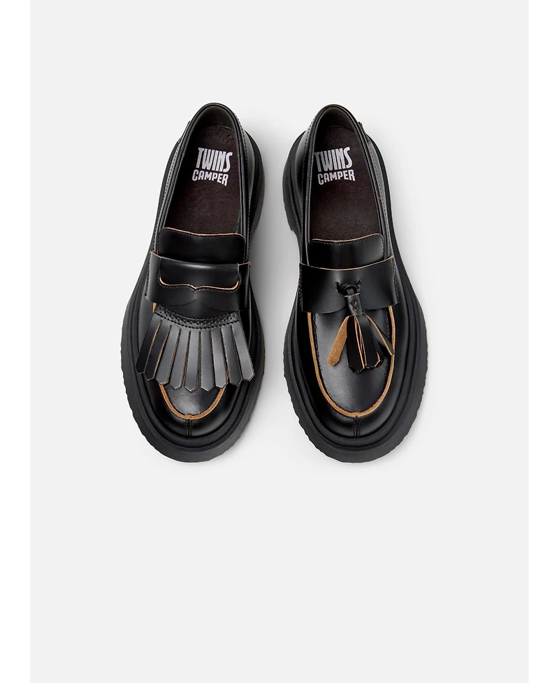 Camper Women's Walden Twins Leather Moccasin