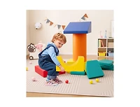 Slickblue 10-Piece Soft Foam Climbing Blocks for Toddlers Play & Learning