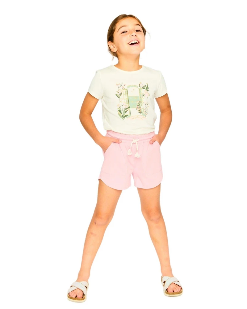 Deux par Deux Big Girls ganic Cotton Jersey T-Shirt