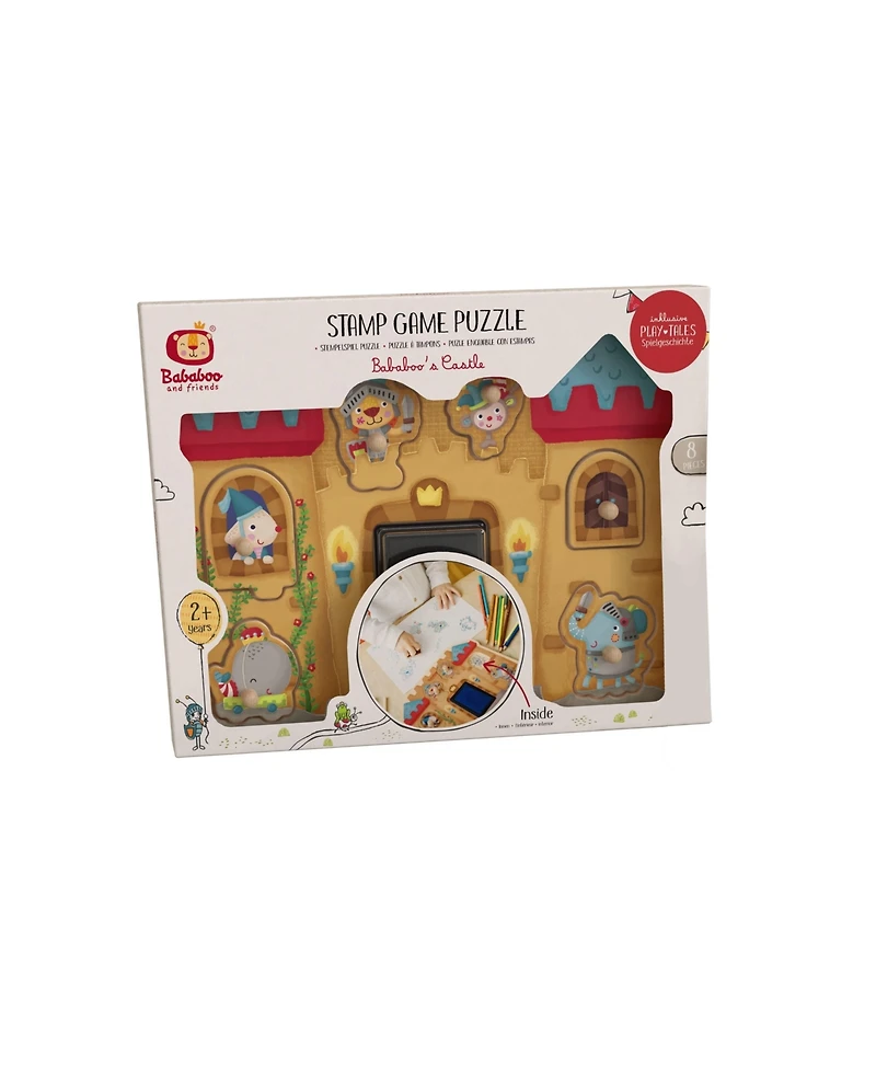 Bababoo and friends Lion Castle Stamp Game Puzzle