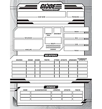 Renegade Game Studios G.i. Joe Roleplaying Game Character Journal