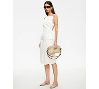 Lioness Women's Lace-Trimmed Jort Shorts