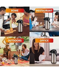 Vondior Thermal Coffee Carafe Dispenser oz: Insulated Hot/Cold Stainless Steel