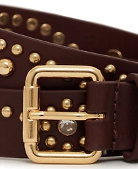 Sanctuary Women's Crystal Studded Adjustable Belt