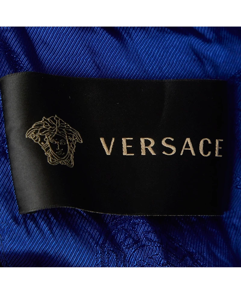Pre-Owned Versace Men's Synthetic Bomber Jacket
