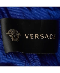 Pre-Owned Versace Men's Synthetic Bomber Jacket