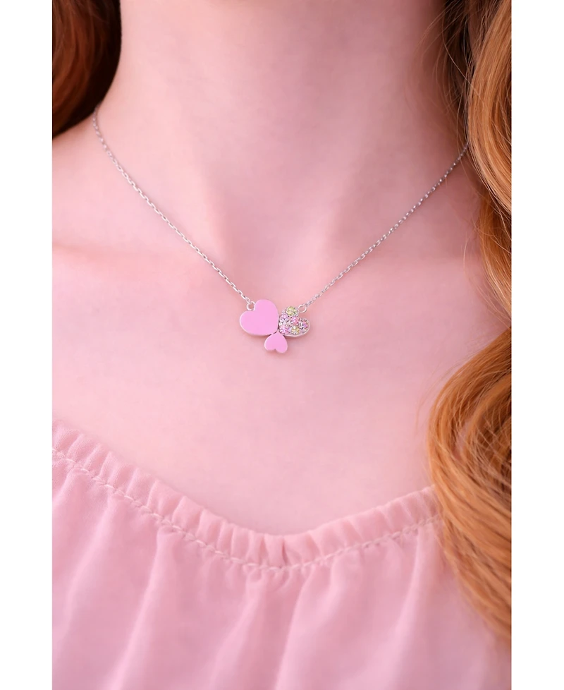 Chanteur Girls Hypoallergenic Heart Pendant Necklace