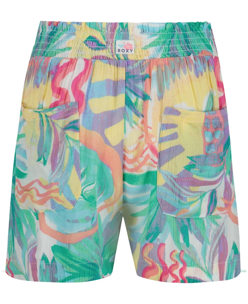 Roxy Girls' 7-16 Soleil Elastic Waist Shorts
