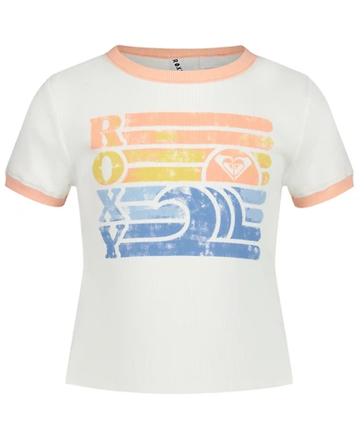 Roxy Girls' 7-16 Crewneck T-Shirt