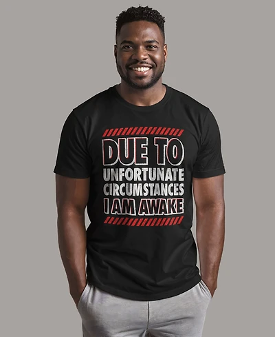 Fifth Sun Men's I Am Awake Short Sleeve Crew T-shirt