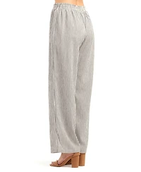 Bcx Women's Pucker Stripe Pull-On Pants