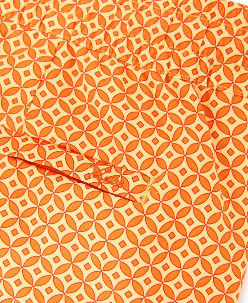 Reiss Men's Orient Geometric-Print Swim Shorts